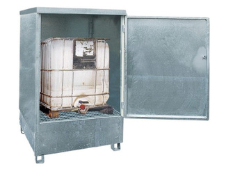Imagen de Cubeto Armario Exterior de Acero para 1 GRG 1000 litros